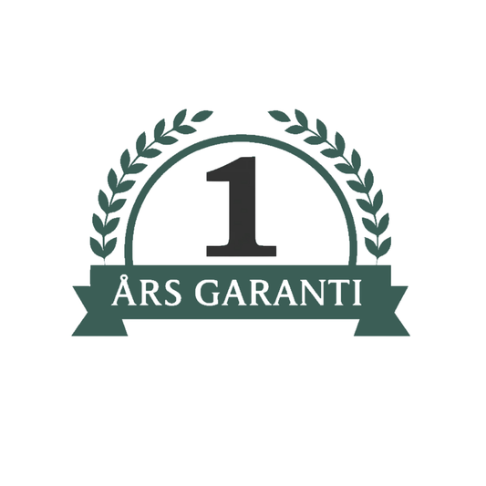 Gratis 1 års garanti